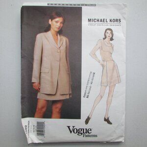 Michael Kors Vogue Sewing Pattern - 1489 - Sz 12-14-16 - UNCUT